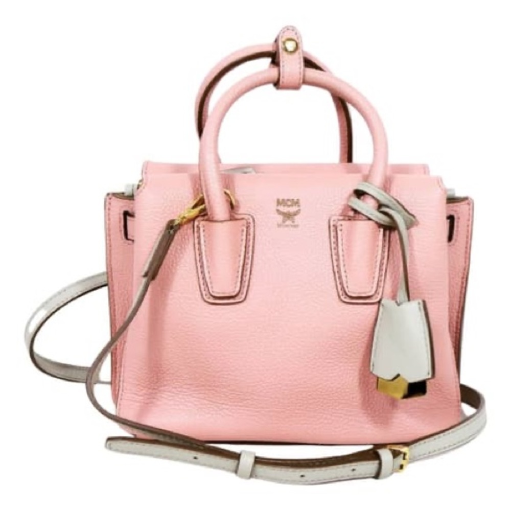 Pink MCM mini Milla bag - Picture 1 of 12